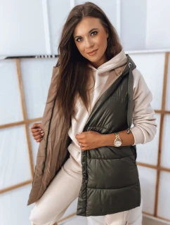 ROSI dámska vesta zelená FashionStreet TY2868