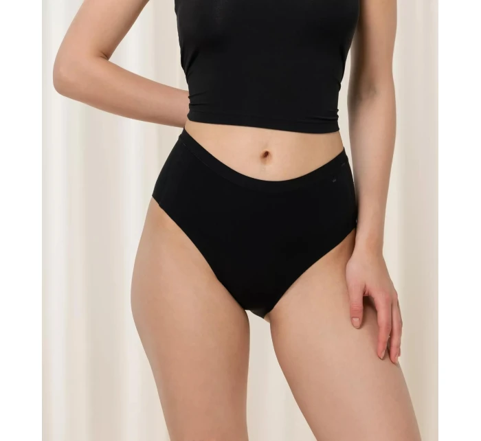Dámské kalhotky Smart Natural Maxi EX - černé - TRIUMPH