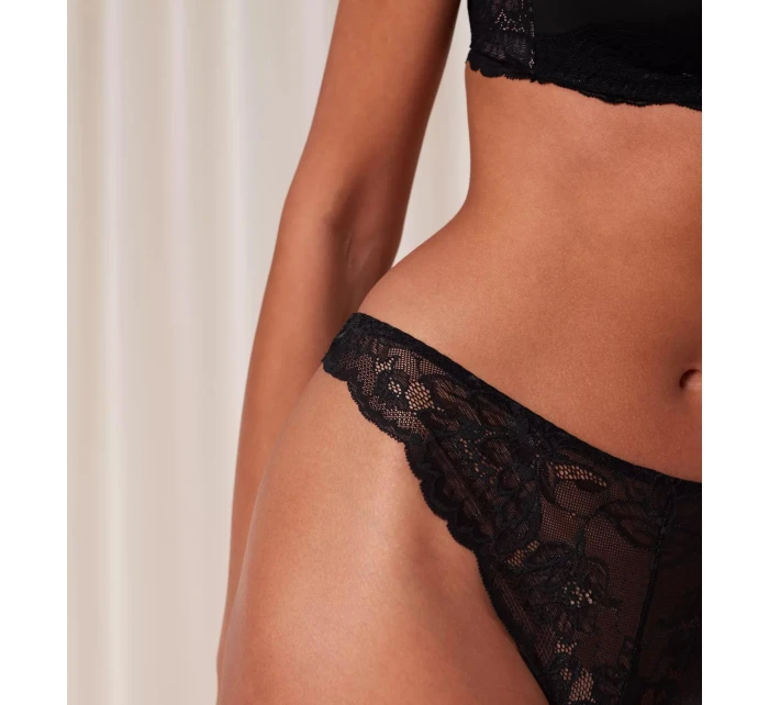 Brazílske nohavičky Amourette Charm Highleg - BLACK - black 0004 - TRIUMPH