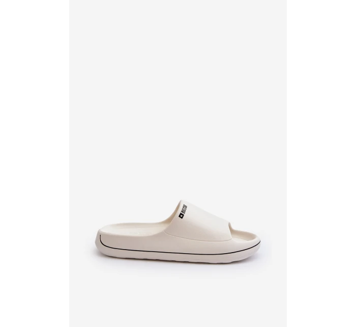 Lekkie Klapki Damskie Big Star NN274A043 Białe