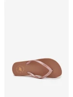 Damskie Japonki Klapki 4FMM00FFLIF018-82S Jasnobrązowe