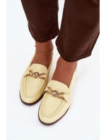 Dámské mokasíny s ozdobným detailem Žluté Rosynne