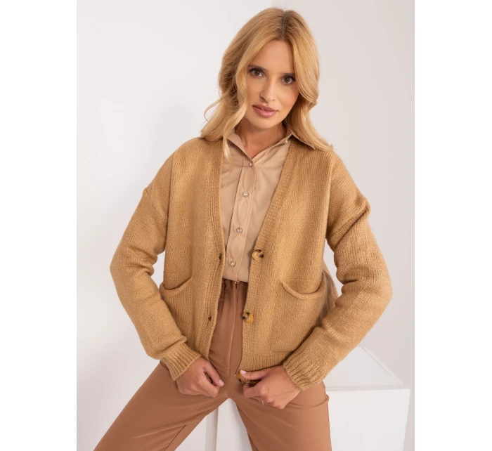 Sweter BA SW model 21055336 ciemny brązowy - FPrice