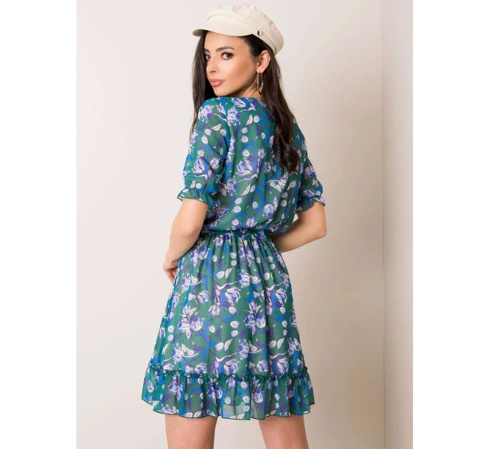 Sukienka LK SK model 19779785 zielony - FPrice Sukienka LK SK model 19779785 zielony - FPrice