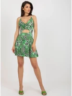 NM SK šaty V6659.99 biela a zelená