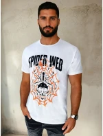 Pánské tričko s potiskem bílé Dstreet model 21969392 - FashionStreet