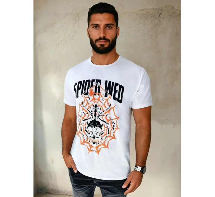 Pánské tričko s potiskem bílé Dstreet model 21969392 - FashionStreet