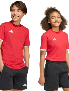 Adidas Detské tričko Entrada 26 Tee červená JZ6674