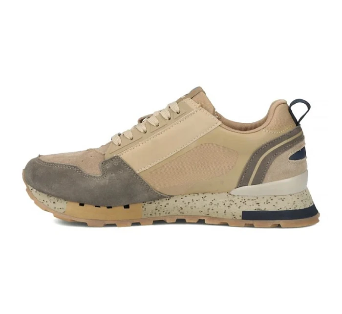 Pánske béžové kožené čižmy Filippo MSP7836 Pánske béžové kožené čižmy Filippo MSP7836