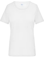Dámské bio tričko s jemným žebrováním 02. white model 22445921 - Daiber Dámské bio tričko s jemným žebrováním 02. white model 22445921 - Daiber