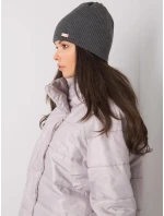 Dámska čiapka.96 tmavo šedá