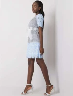 Šaty LK SK světle modrá model 17462075 - FPrice Šaty LK SK světle modrá model 17462075 - FPrice