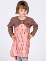 Dievčenské šaty TY SK 9412 šaty.43 lososová - FPrice