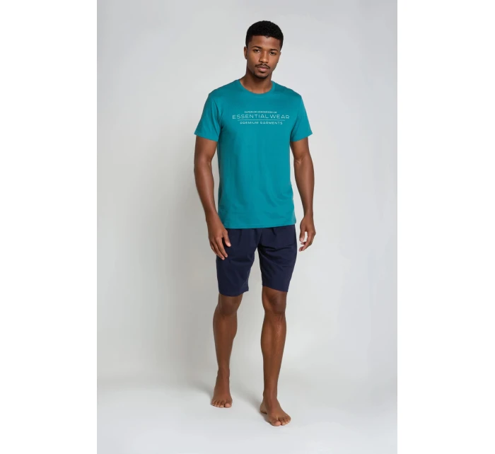 Pyžamo  Zelená a tmavě modrá  model 17584452 - Henderson