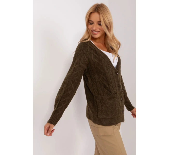 Sveter na zapínanie model 186746 AT Sveter na zapínanie model 186746 AT