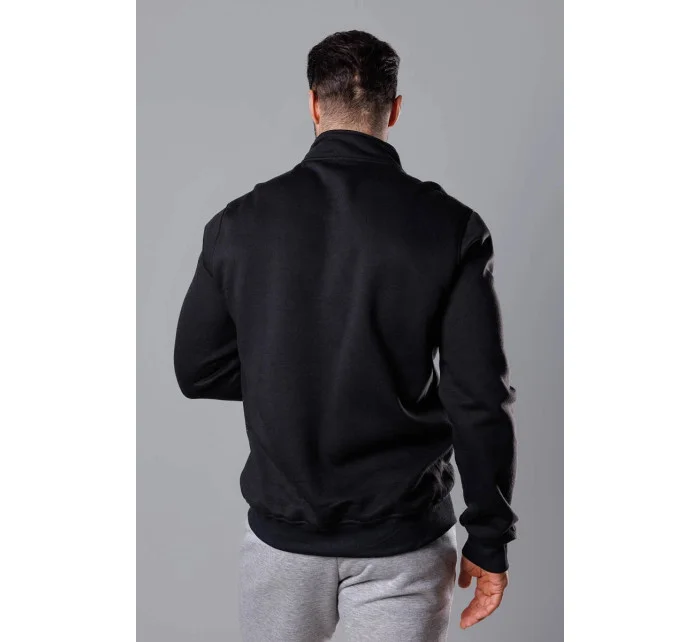 Čierna pánska mikina so stojačikom (68B2002-3)