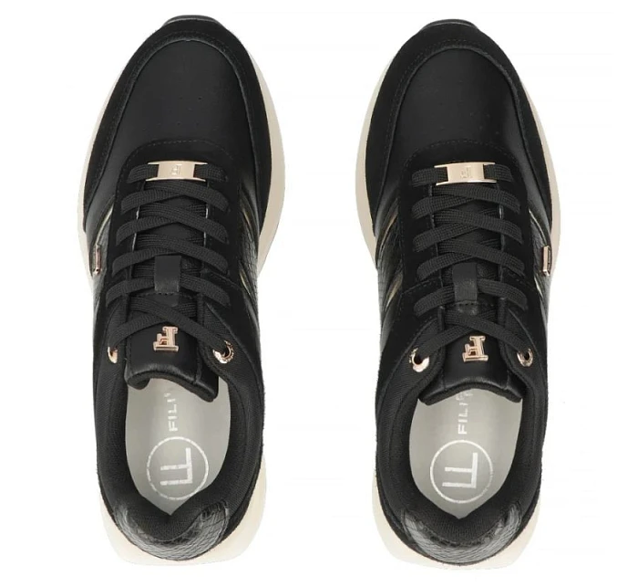 Dámske čierne kožené čižmy Filippo DP7772 women's