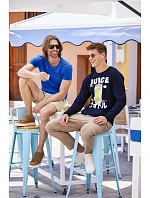 Fruit of the Loom Iconic 150 V-Neck T Tričko s výstrihom do V 16.1442 melírovaná šedá Fruit of the Loom Iconic 150 V-Neck T Tričko s výstrihom do V 16.1442 melírovaná šedá