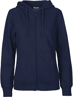 Neutral O 83301 Dámska mikina s kapucňou z bio bavlny 77.8331 tmavomodrá