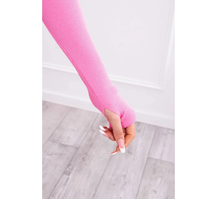 Sada s blúzkou svetlo ružová