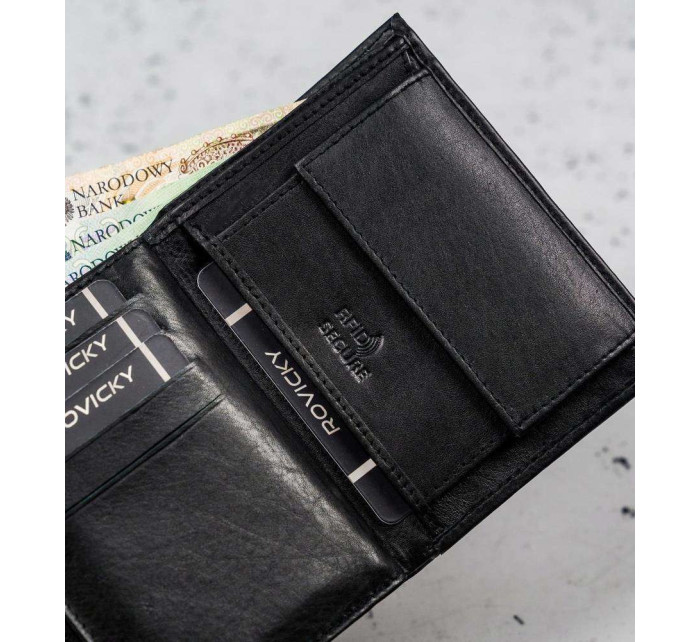 Pánske peňaženky [DH] 0800 D BLACK