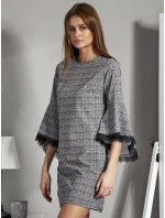 Šaty MI SK 17331.91 čiernobiele