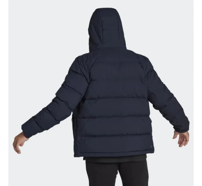 Pánská péřová bunda s kapucí M model 21859205 Tmavě modrá - ADIDAS
