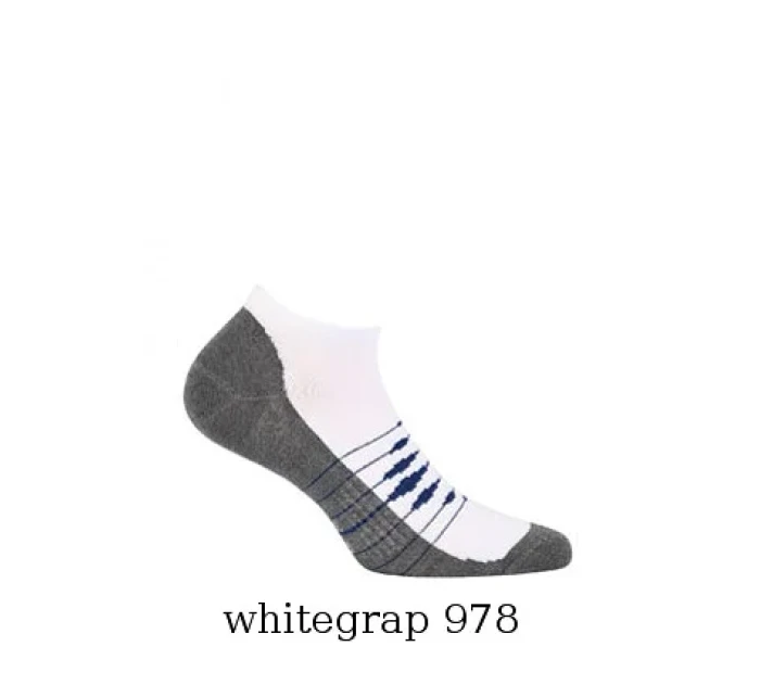 Pánske členkové ponožky Wola Sportive W91.1N3 Ag + vzor