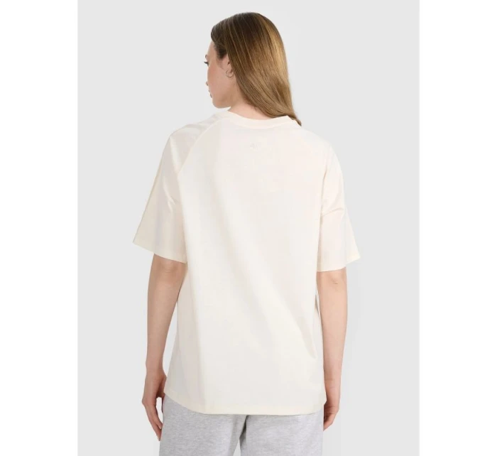 Dámské tričko oversize s potiskem model 21816631 - 4F Dámské tričko oversize s potiskem model 21816631 - 4F