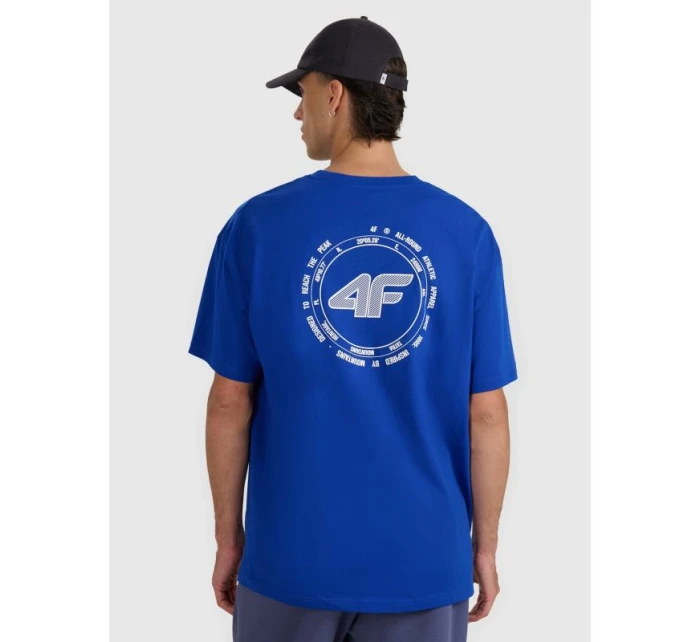 Pánske tričko oversize s potlačou 4F 4FWAW25TTSHM2403-36S Pánske tričko oversize s potlačou 4F 4FWAW25TTSHM2403-36S