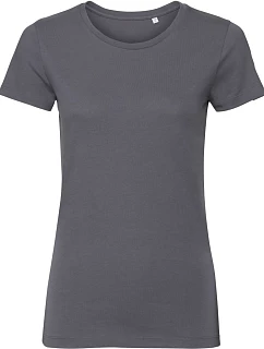 Dámské tričko Pure Organic 10. convoy grey model 22464489 - Russell Athletic