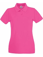 Fruit of the Loom Lady-Fit Premium Polo Dámske piqué polo 16.3030 fuchsiová Fruit of the Loom Lady-Fit Premium Polo Dámske piqué polo 16.3030 fuchsiová