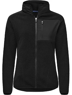 Cutter & Buck Cascade Sherpa Women Dámska fleecová bunda Sherpa 68.1471 čierna