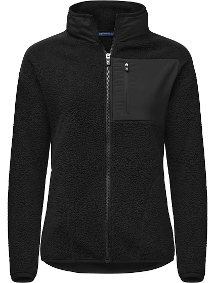 Cutter & Buck Cascade Sherpa Women Dámska fleecová bunda Sherpa 68.1471 čierna Cutter & Buck Cascade Sherpa Women Dámska fleecová bunda Sherpa 68.1471 čierna