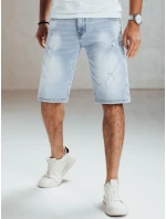 Pánske modré džínsové šortky FashionStreet SX2568 Pánske modré džínsové šortky FashionStreet SX2568