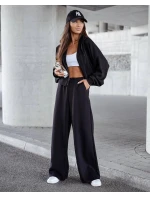 Komplet damski spodnie i bluza ze czarny model 22047462 - Moon