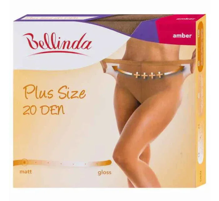 Pančuchové nohavice pre nadmerné veľkosti PLUS SIZE 20 DEN - Bellinda - amber Pančuchové nohavice pre nadmerné veľkosti PLUS SIZE 20 DEN - Bellinda - amber