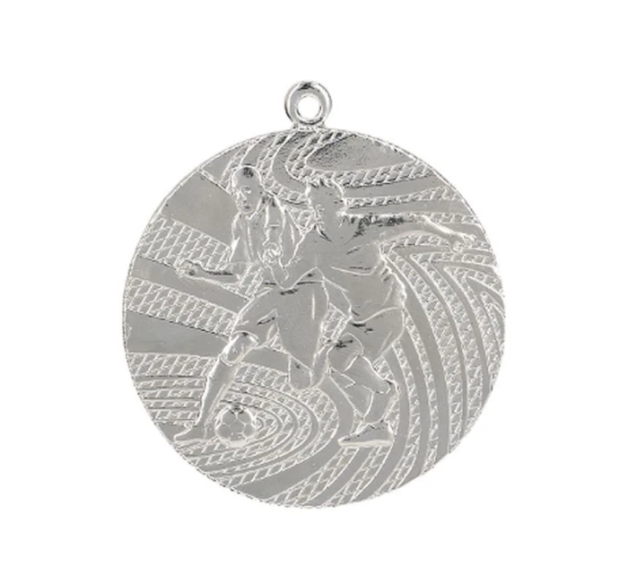 Strieborná medaila - futbal - oceľová medaila