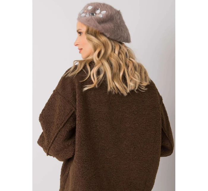 Dámská čepice model 16738761 1 tmavě lila - FPrice Dámská čepice model 16738761 1 tmavě lila - FPrice