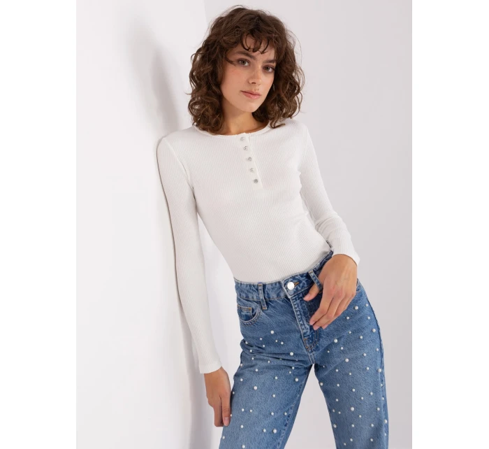 Bluzka RV BZ model 19011852 ecru - FPrice Bluzka RV BZ model 19011852 ecru - FPrice