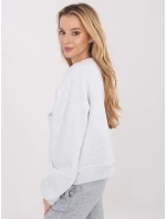 WT BL mikina A1452.99 světle šedá