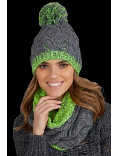 Dámska čiapka K.15.13.06S-2 šedá - Kamea