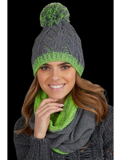 Dámska čiapka K.15.13.06S-2 šedá - Kamea Dámska čiapka K.15.13.06S-2 šedá - Kamea