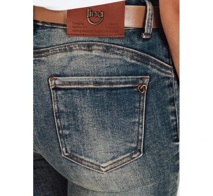 Dámské úzké push up džíny modré Dstreet model 21992750 - FashionStreet Dámské úzké push up džíny modré Dstreet model 21992750 - FashionStreet