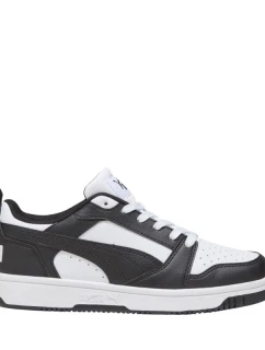 Dětské boty Rebound Lo Mid white and black 01 model 21396401 - Puma