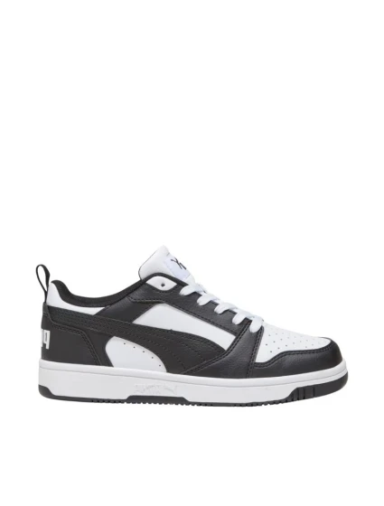 Dětské boty Rebound Lo Mid white and black 01 model 21396401 - Puma Dětské boty Rebound Lo Mid white and black 01 model 21396401 - Puma