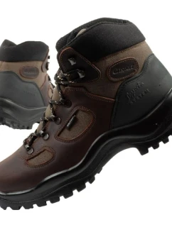 model 21483383 pánské trekové boty kožené nepromokavé kotníkové boty - Grisport