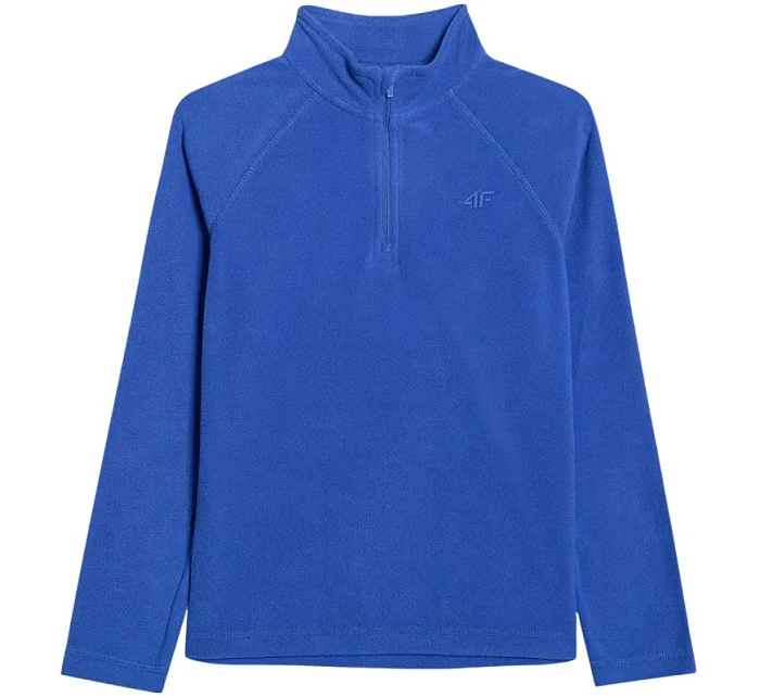 Chlapčenská fleecová mikina 4F M058 cobalt 4FJWAW25UFLEM058 36S