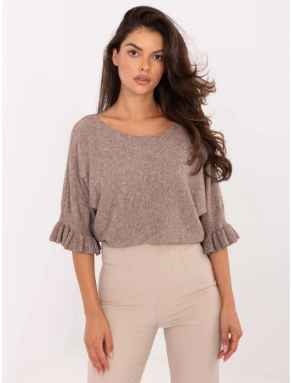 Sweter IT SW model 21302604 ciemny bezowy - FPrice