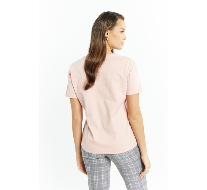 Monnari Tričko s krátkym rukávom Pletené tričko Light Pink